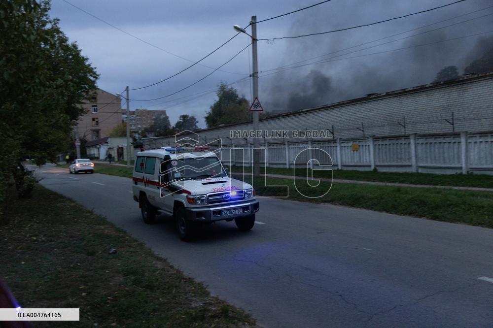 Drone Strike Aftermath - Kharkiv