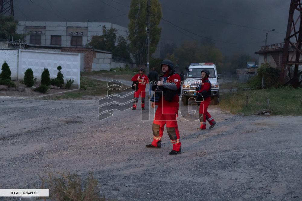 Drone Strike Aftermath - Kharkiv