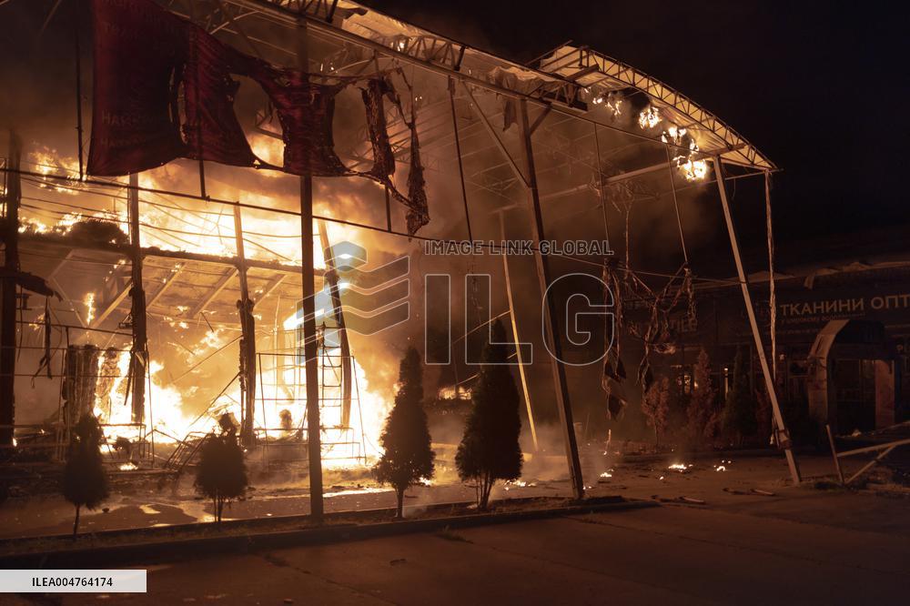 Airstrikes Aftermath - Kharkiv