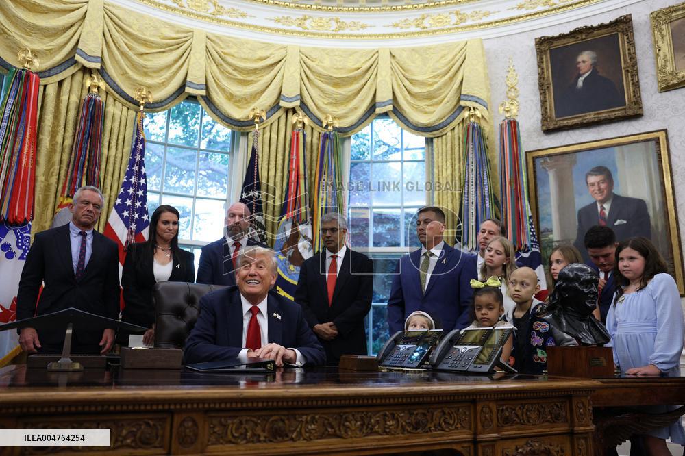 President Trump at the White House - Washington
