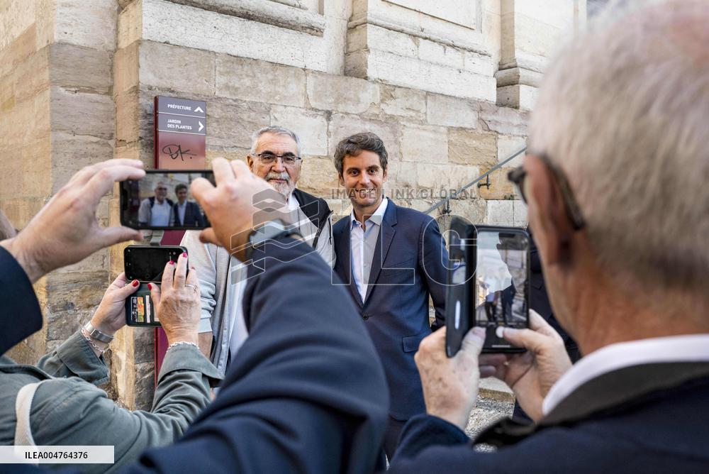 Gabriel Attal Supports Catherine Simonin - Montauban