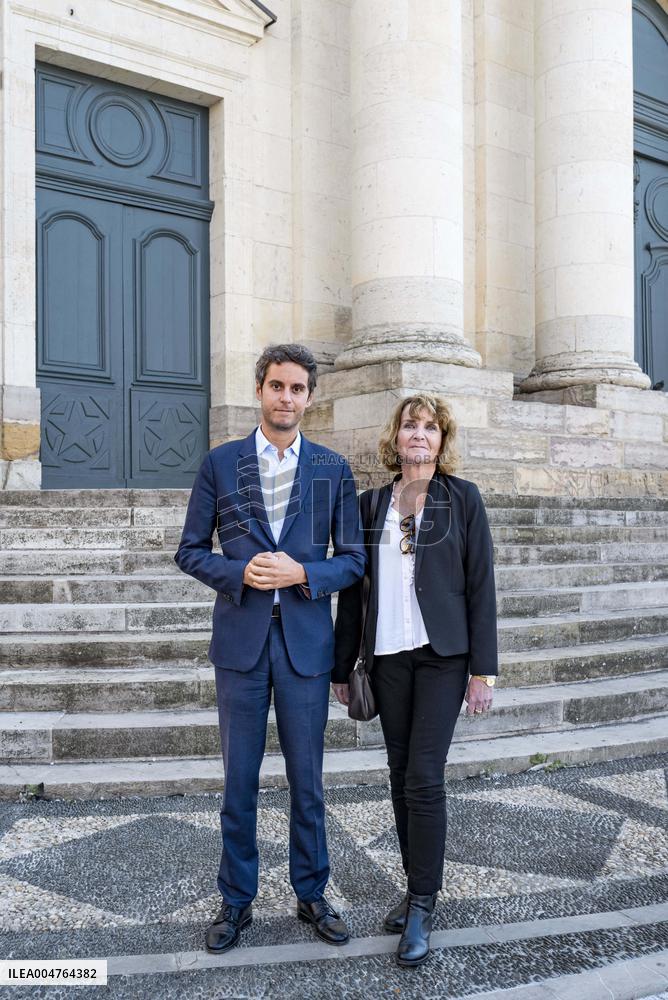 Gabriel Attal Supports Catherine Simonin - Montauban