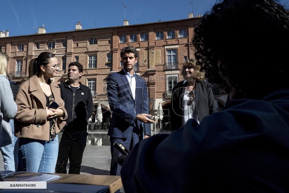 Gabriel Attal Supports Catherine Simonin - Montauban