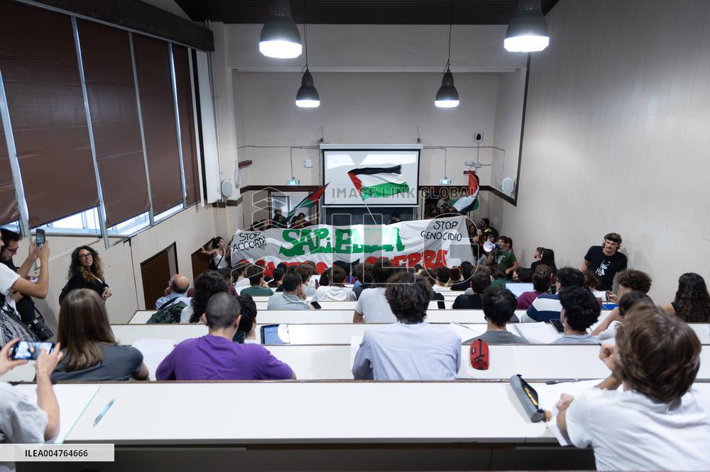 Students Demonstration to Support Palestine - Rome