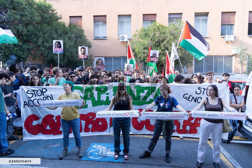 Students Demonstration to Support Palestine - Rome