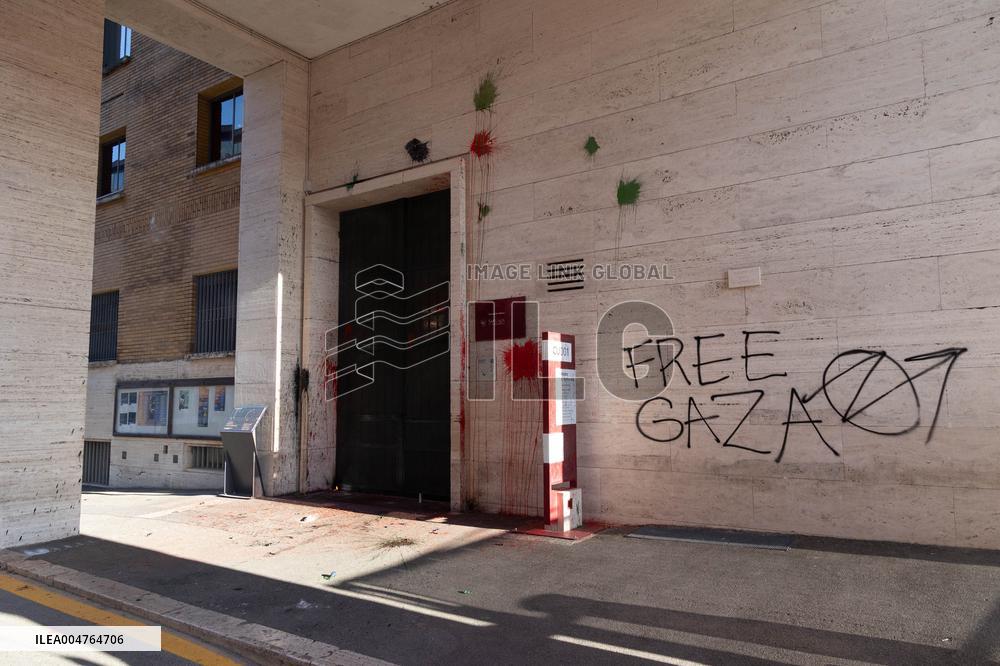 Students Demonstration to Support Palestine - Rome