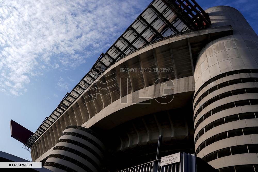 General View Of San Siro Stadium In Milan - Italy