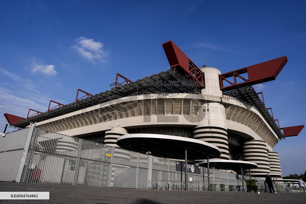 General View Of San Siro Stadium In Milan - Italy