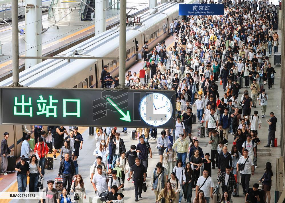 Railway Travel Peak During The National Day Holiday