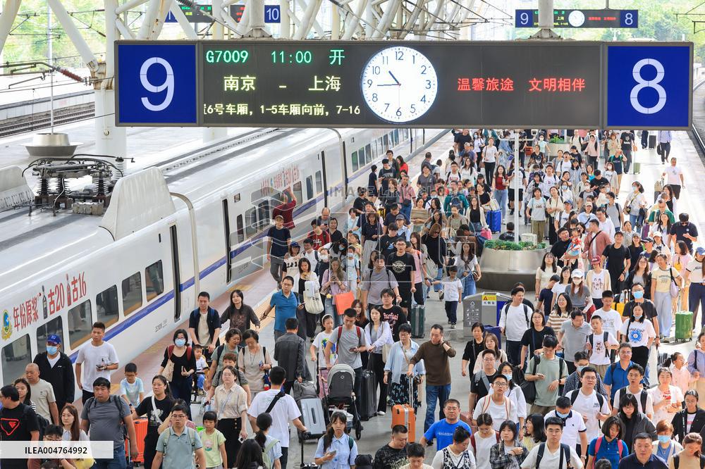 Railway Travel Peak During The National Day Holiday