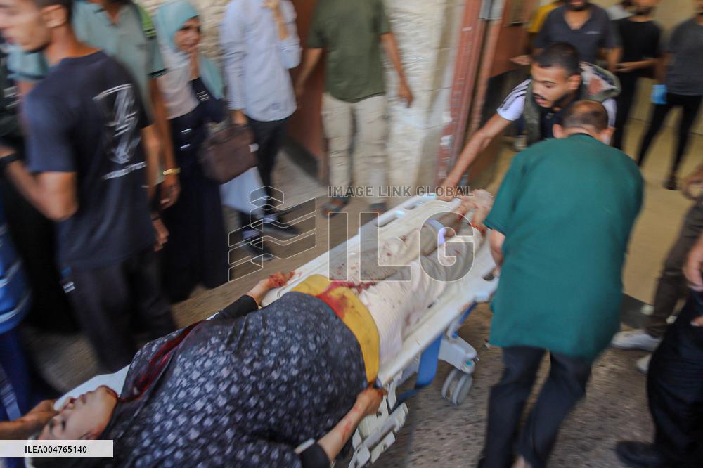 Airstrike Victims Farewell - Deir Al-Balah