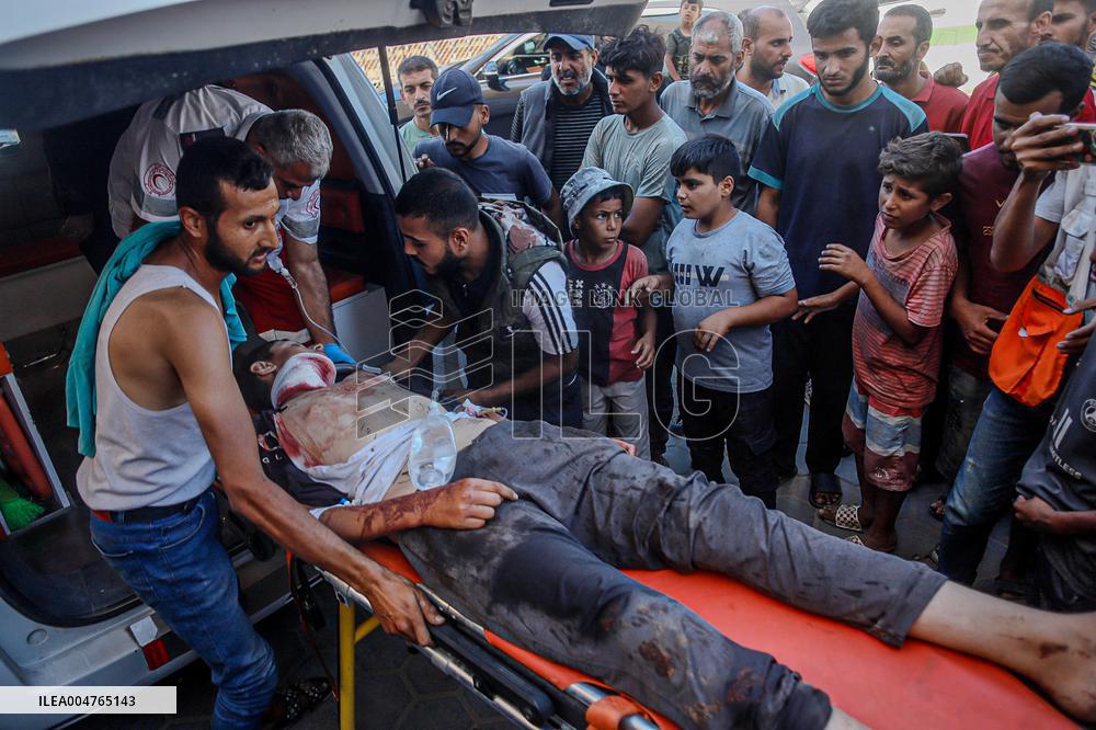 Airstrike Victims Farewell - Deir Al-Balah