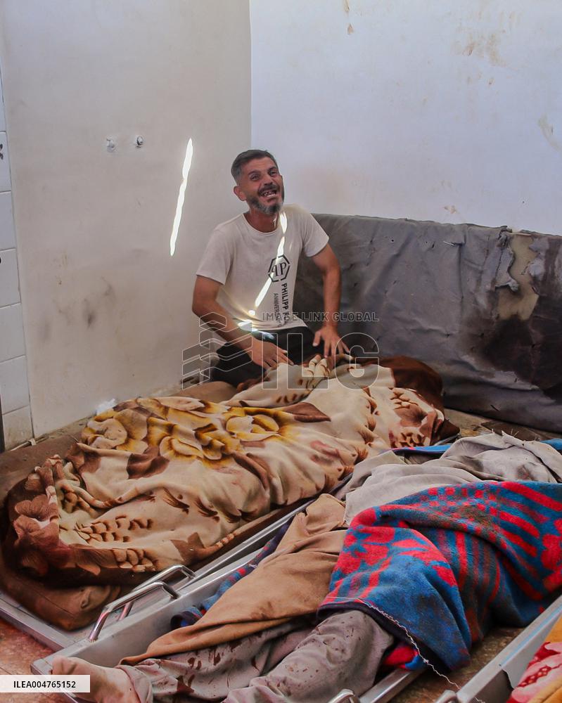 Airstrike Victims Farewell - Deir Al-Balah