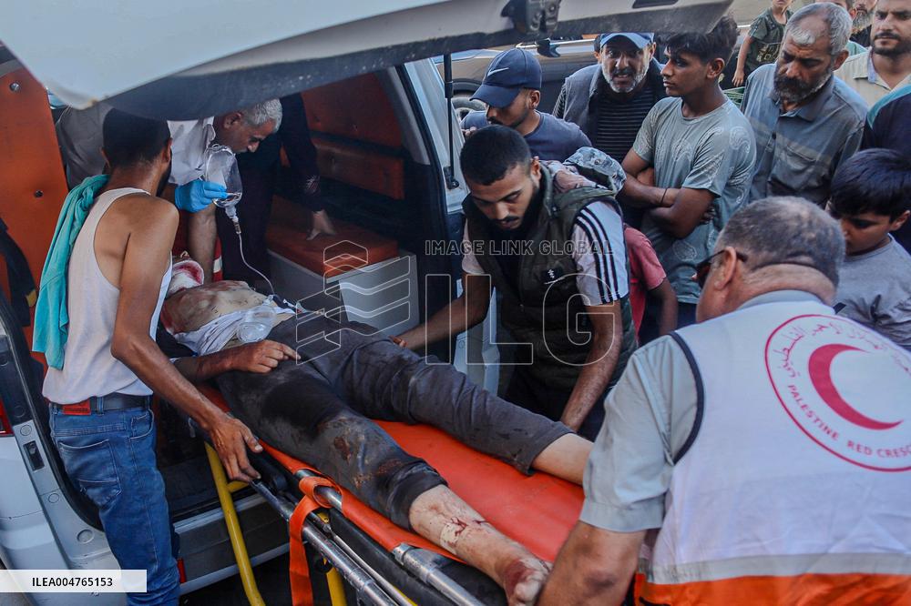 Airstrike Victims Farewell - Deir Al-Balah