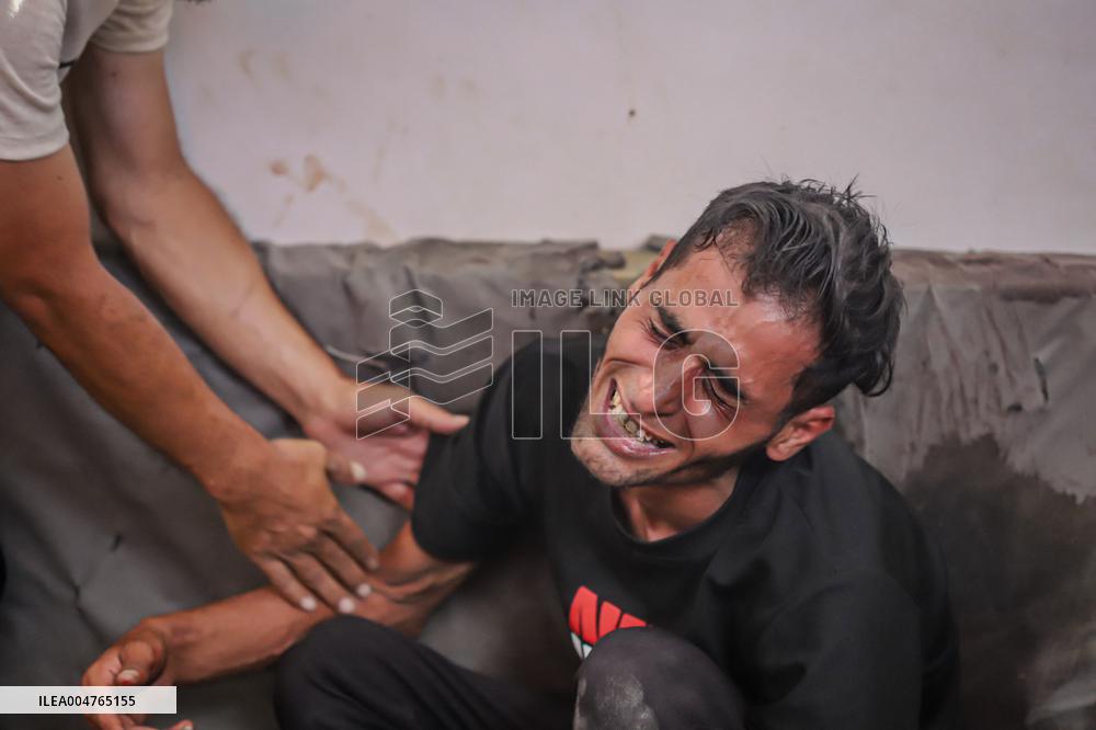 Airstrike Victims Farewell - Deir Al-Balah