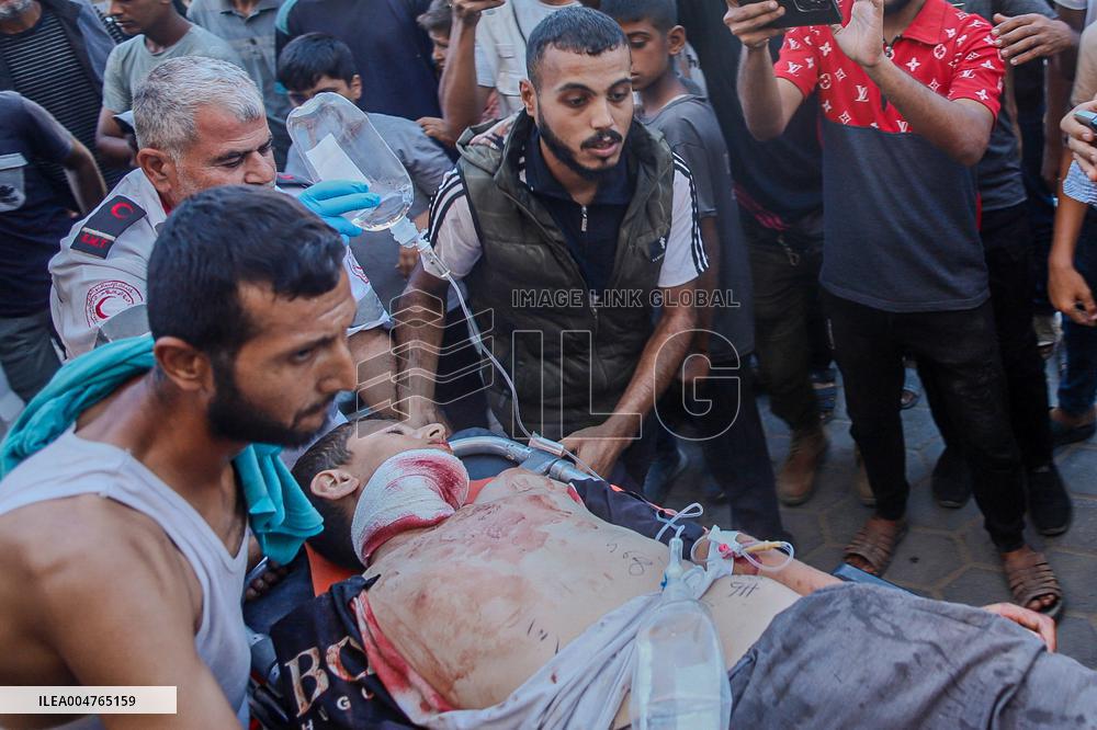 Airstrike Victims Farewell - Deir Al-Balah