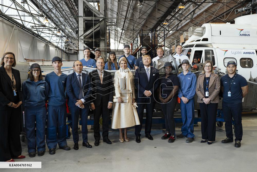 Royal Couple Pays Working Visit to Occitanie - Toulouse