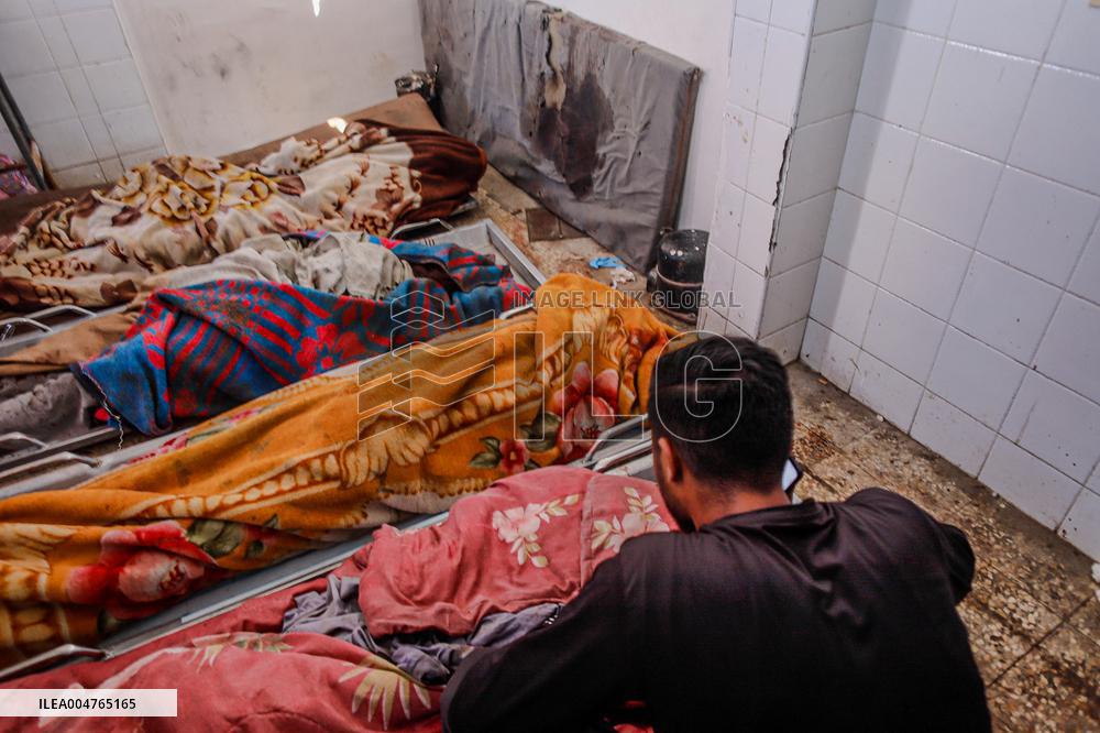 Airstrike Victims Farewell - Deir Al-Balah