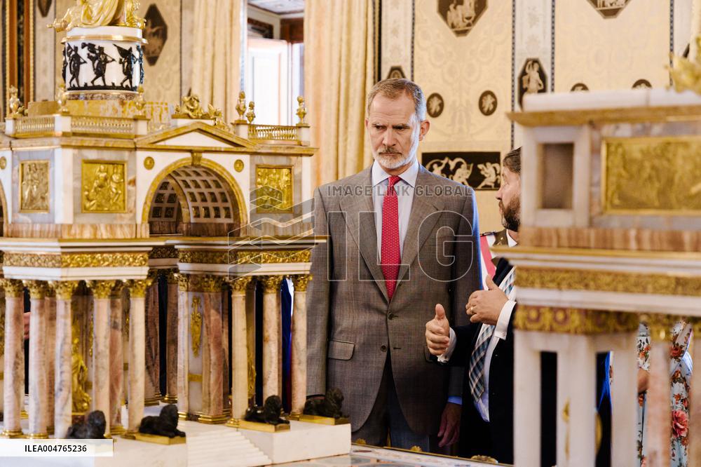 King Inaugurates Casa Del Labrador In Aranjuez - Spain