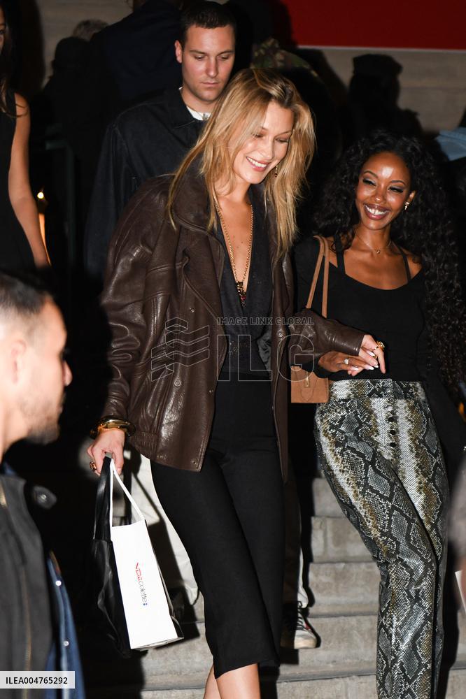 PFW - Bella Hadid Leaves Collette Show