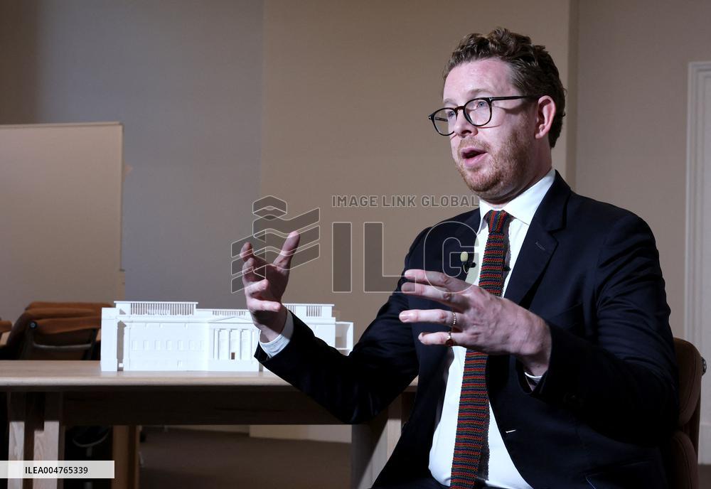 Portrait of British Museum Director in London - UK