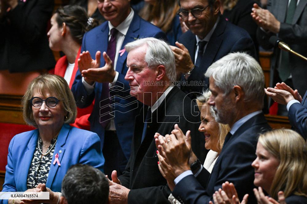 Ordinary session at the National Assembly in Paris FA