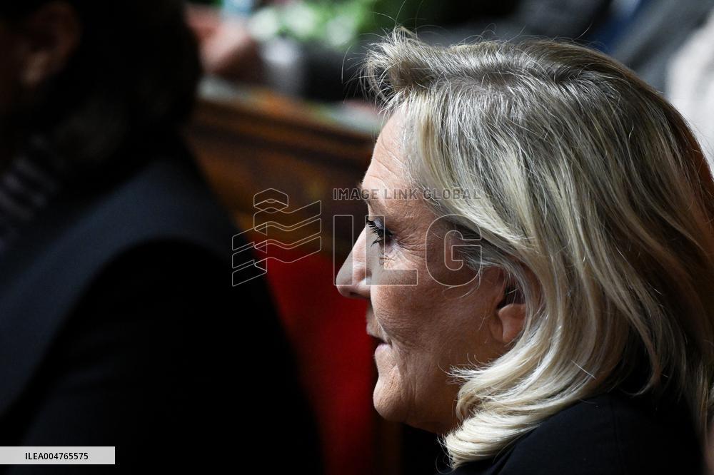 Ordinary session at the National Assembly in Paris FA