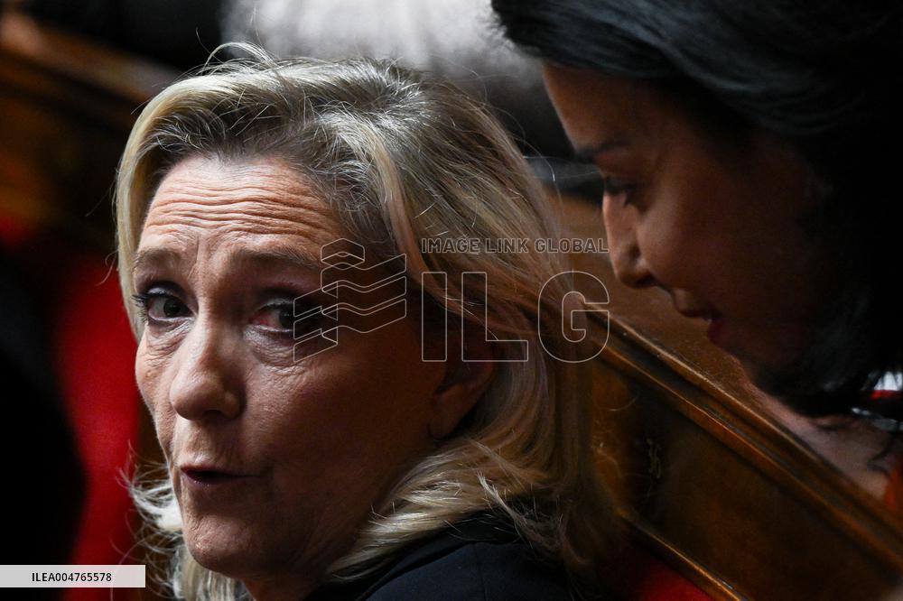 Ordinary session at the National Assembly in Paris FA