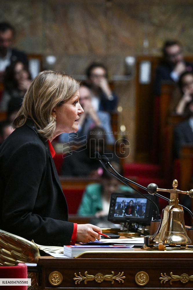 Ordinary session at the National Assembly in Paris FA