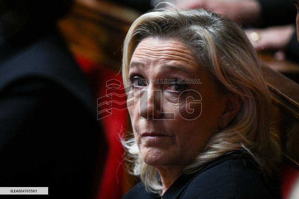 Ordinary session at the National Assembly in Paris FA