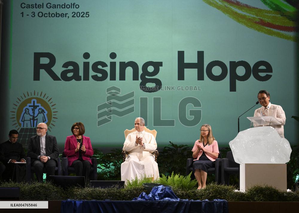 Pope Leo XIV At Conference Raising Hope for Climate Justice - Italy