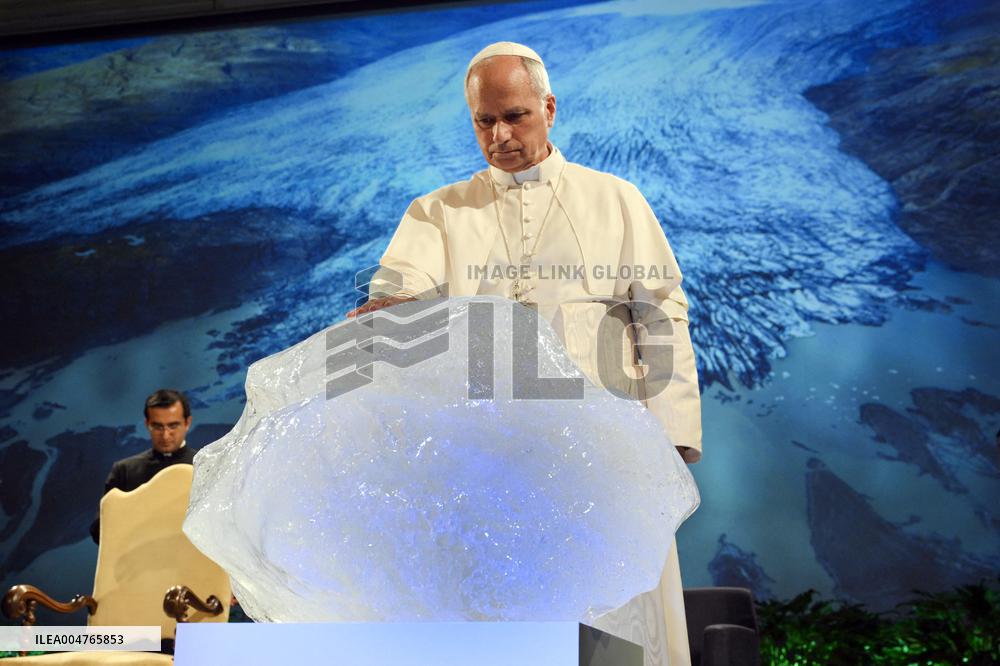 Pope Leo XIV At Conference Raising Hope for Climate Justice - Italy