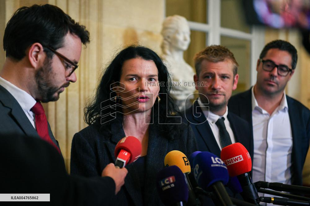 Ordinary session at the National Assembly in Paris FA