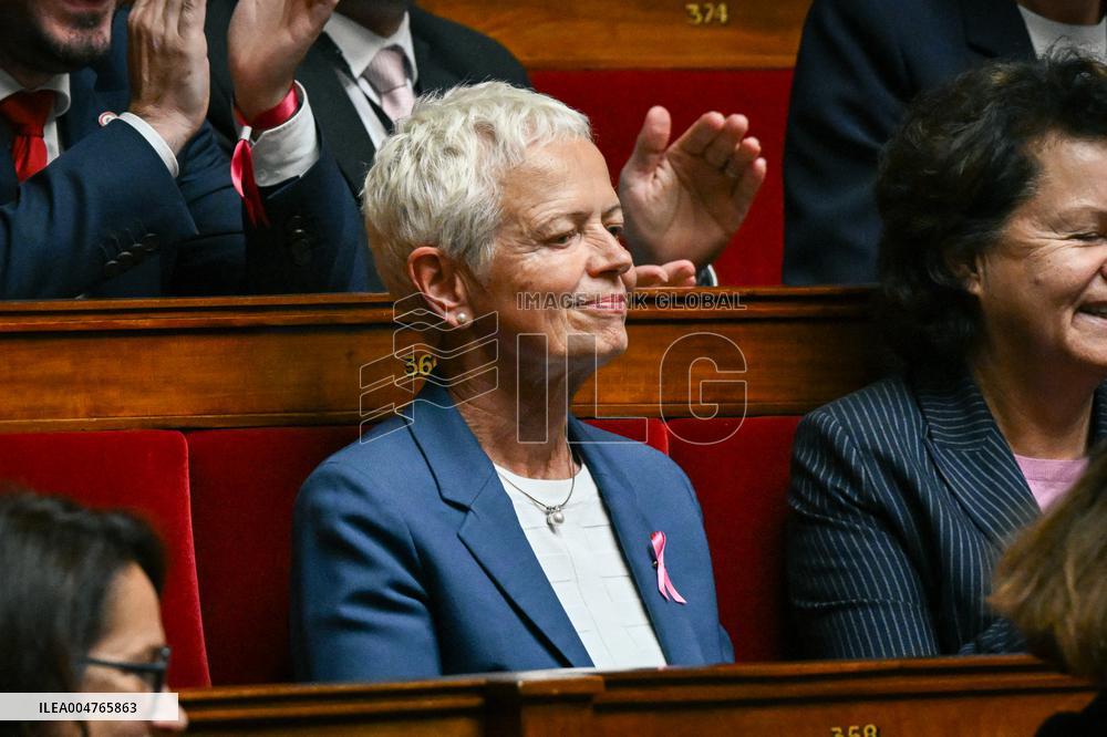 Ordinary session at the National Assembly in Paris FA