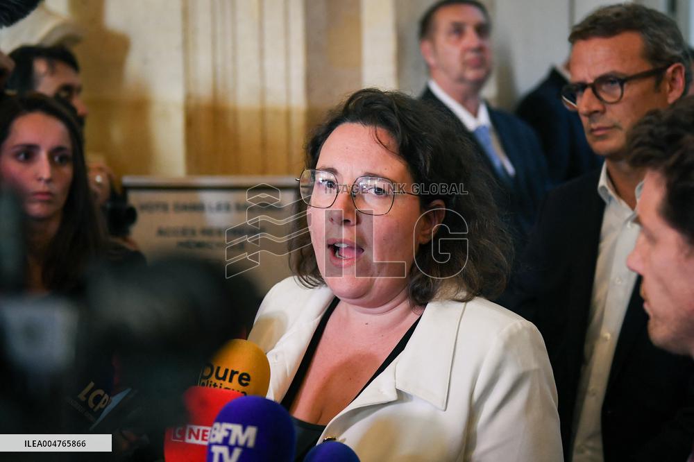 Ordinary session at the National Assembly in Paris FA