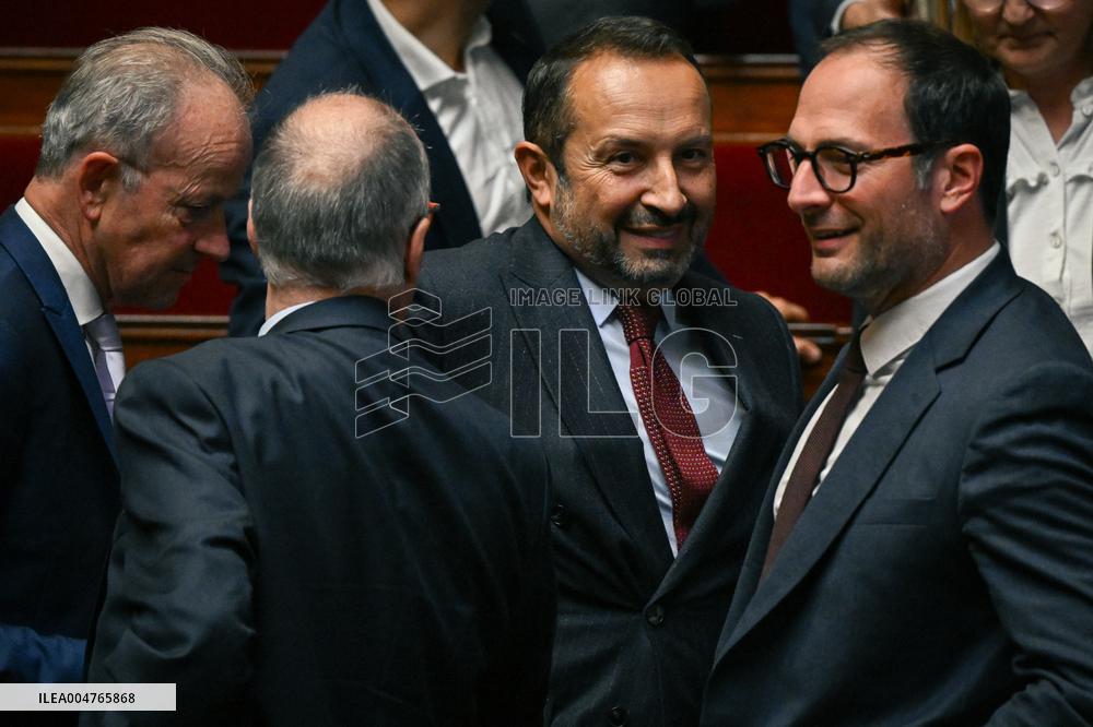 Ordinary session at the National Assembly in Paris FA