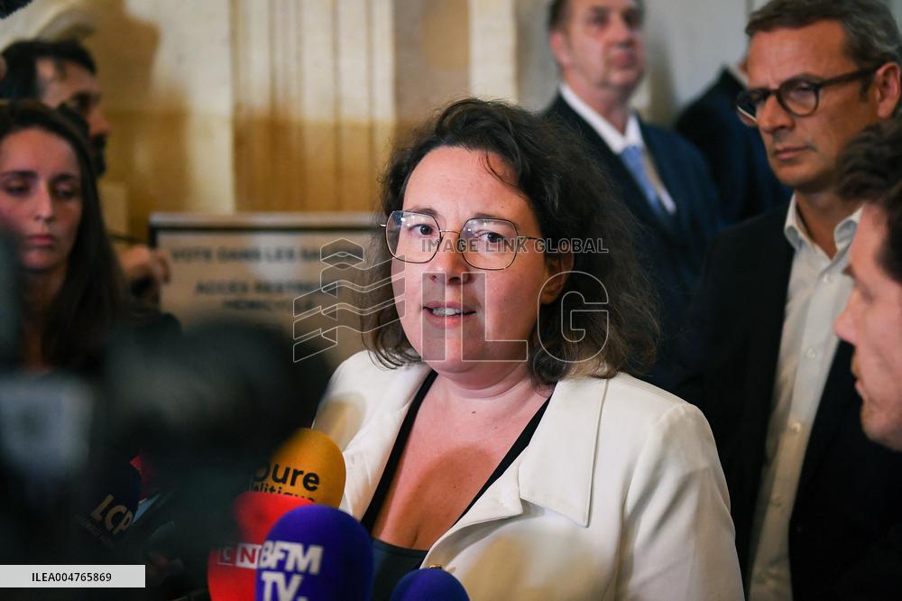 Ordinary session at the National Assembly in Paris FA