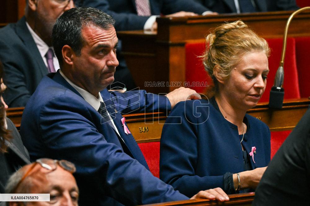 Ordinary session at the National Assembly in Paris FA
