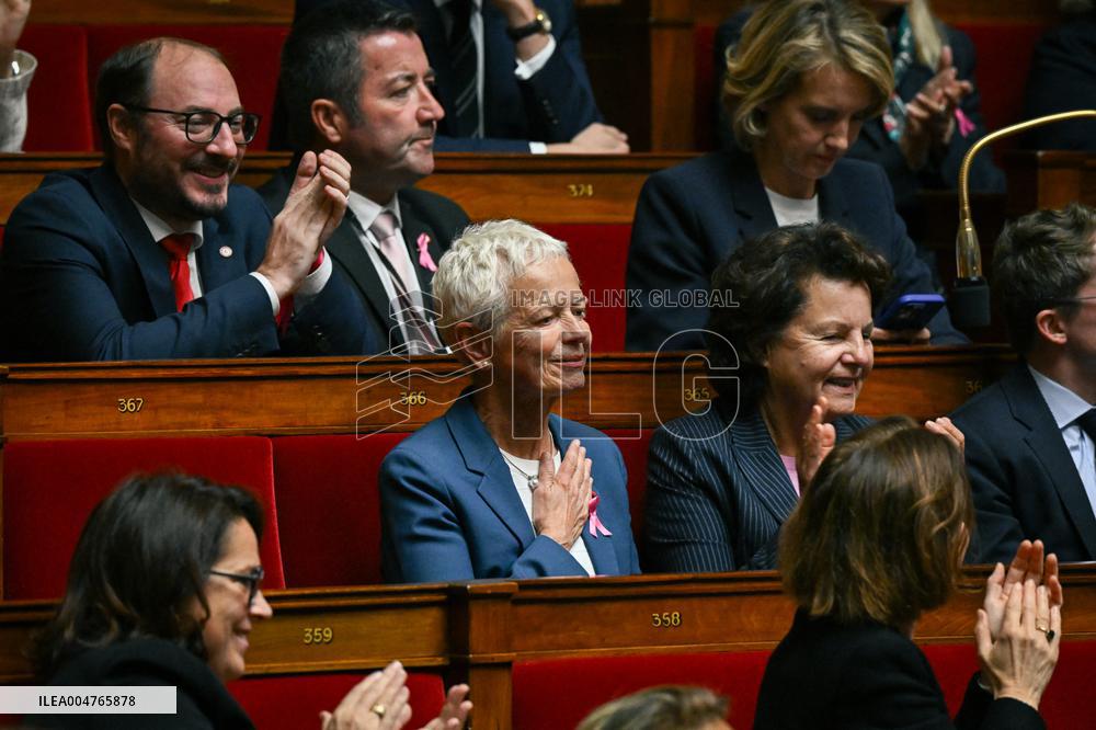 Ordinary session at the National Assembly in Paris FA