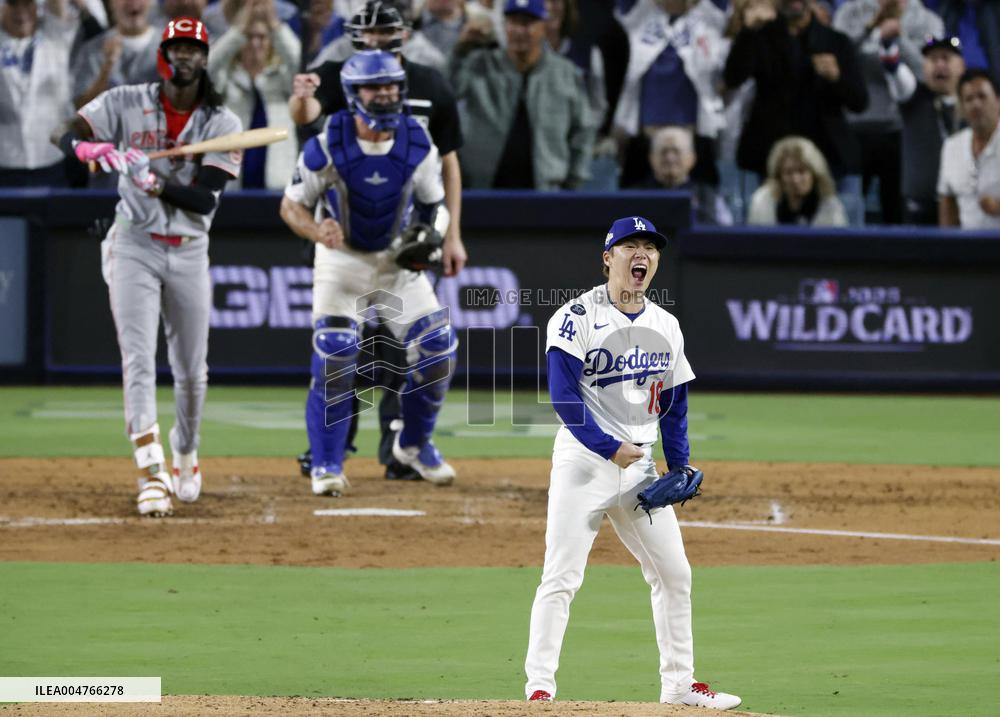 Baseball: Wild Card Series between Reds and Dodgers