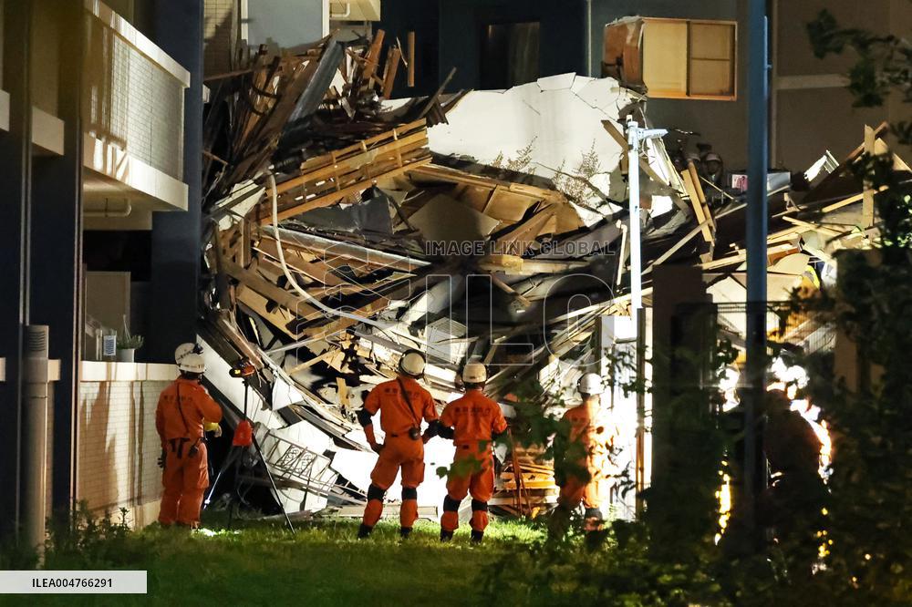 Tokyo, Suginami Ward: House Collapse