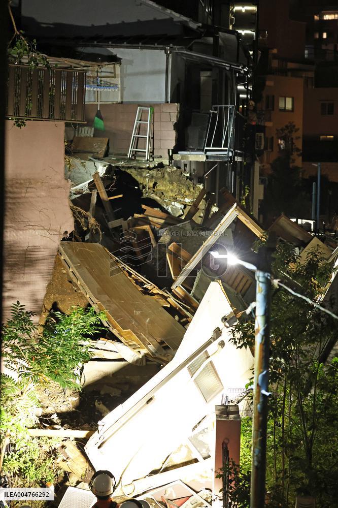 Tokyo, Suginami Ward: House Collapse