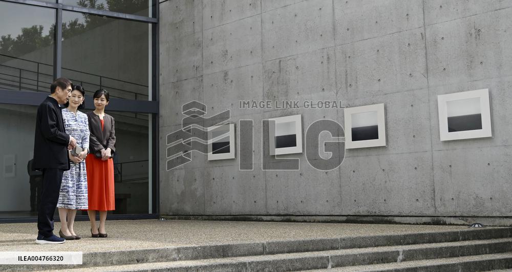 Crown princess visits museum on art island