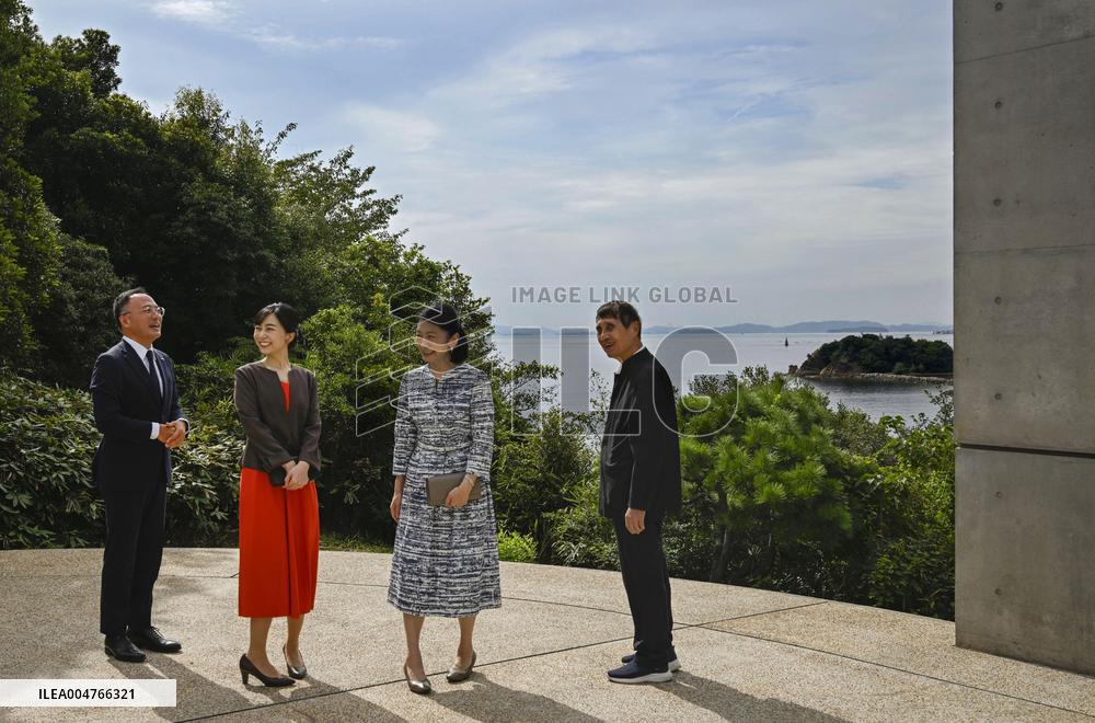 Crown princess visits museum on art island