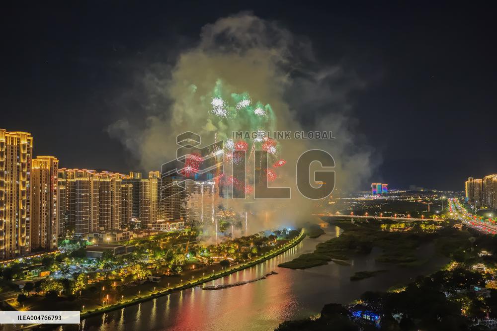 Fireworks Display To Celebrate The National Day