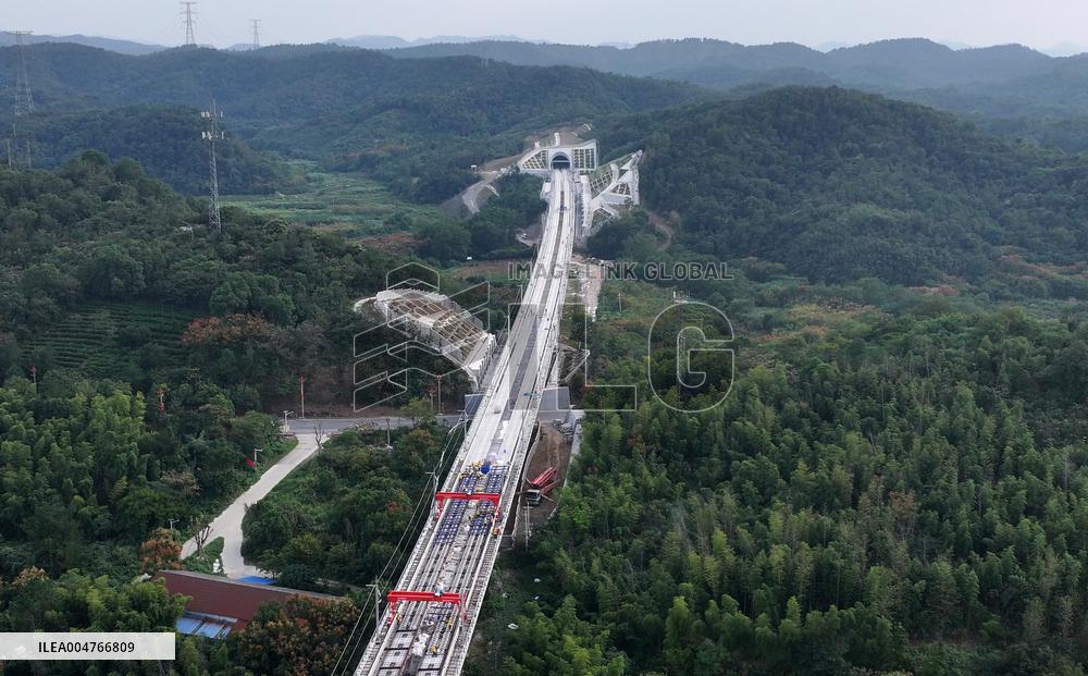 Nanchang-Jiujiang Intercity Railway Construction