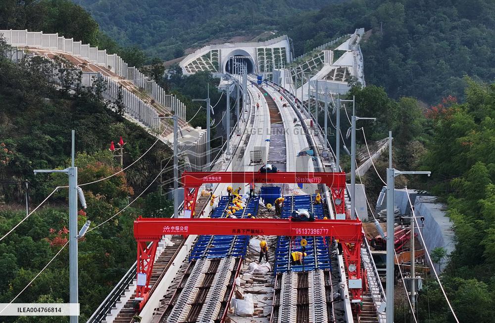 Nanchang-Jiujiang Intercity Railway Construction