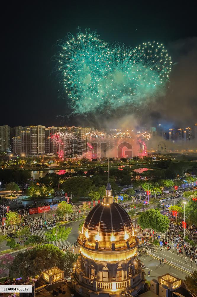 Fireworks Display To Celebrate The National Day