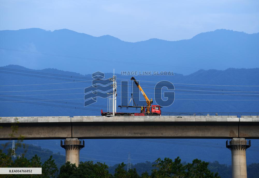 Nanchang-Jiujiang Intercity Railway Construction