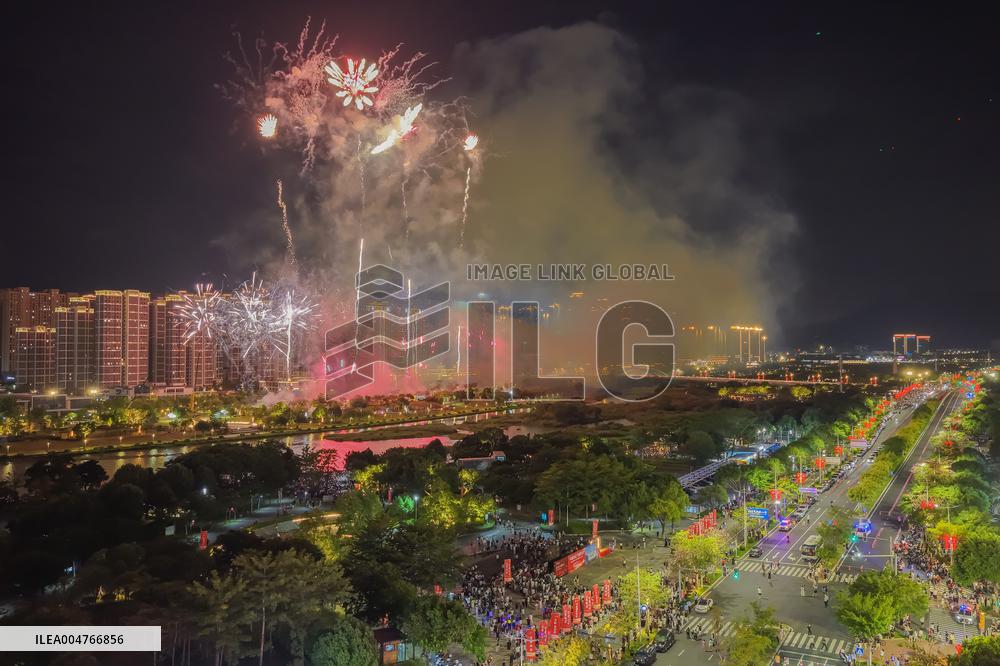 Fireworks Display To Celebrate The National Day